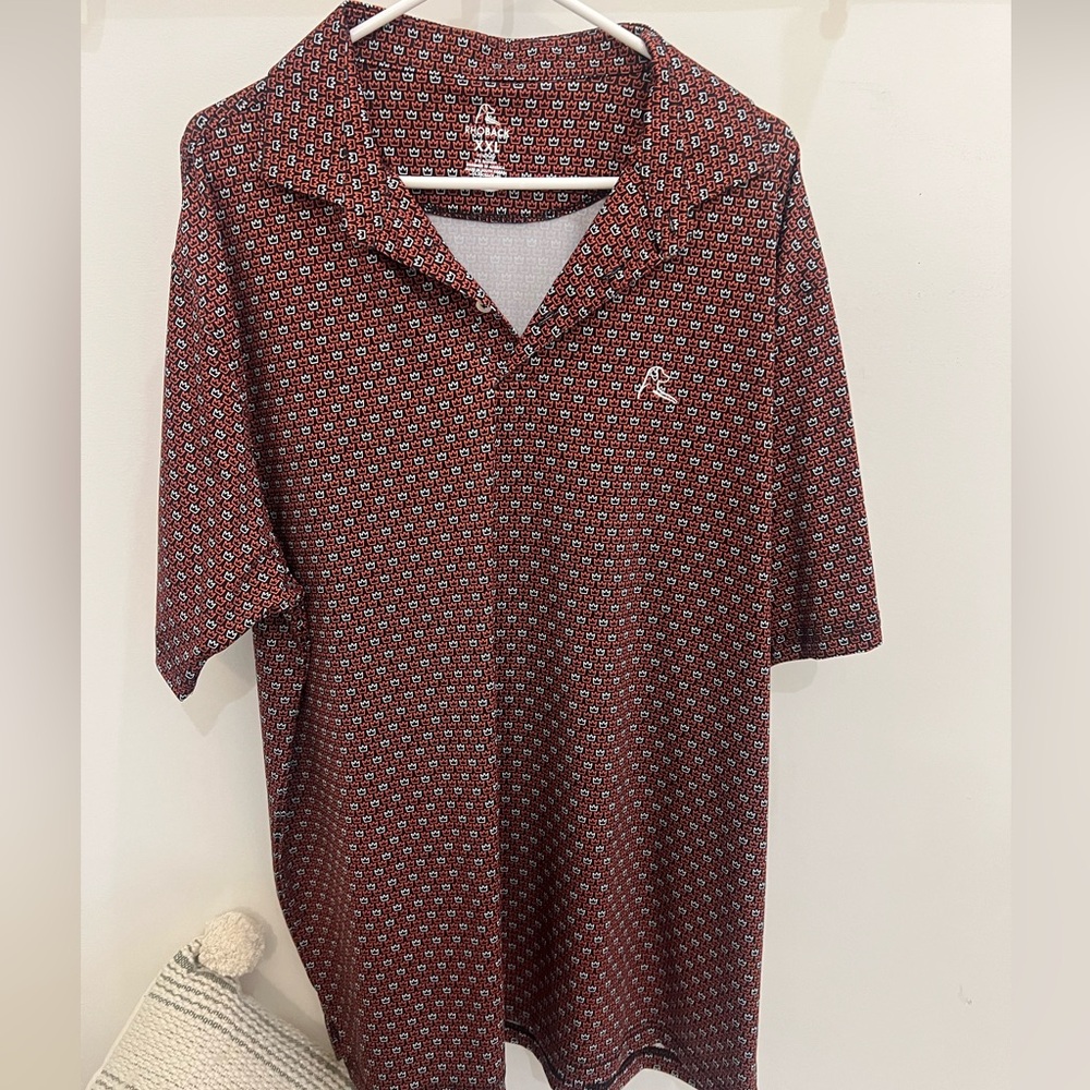 S O L D! Rhoback Performance Polo Golf Shirt